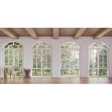 Imagem de Yeele 4,5 x 2,4 m Escritório de Negócios Faixa Francesa Pano de Fundo Sala de Estar Sofá Piso de Madeira Fotografia Fundo Interior Quarto Moderno Apartamento Videoconferência Foto Estúdio Adereços