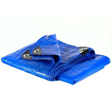 Imagem de Lona Polietileno Ferrari, 4 x 3 metros, Azul - 100 Micras