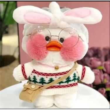Imagem de Pelúcia Pato Lalafanfan Branco - Soberana Brinquedos