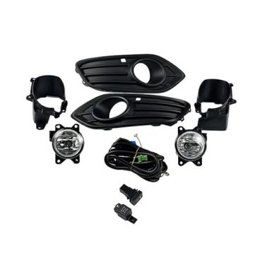 Imagem de SIEMID Kit de farol de neblina para Hond.a HR-V 2019 2020 2021 2022 inclui interruptor de chicote de fiação de faróis de neblina e biséis