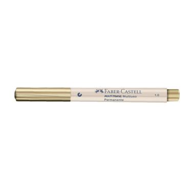 Imagem de Marcador permanente Multimark 1.0mm Ouro Faber-Castell