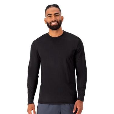 Imagem de Camiseta Segunda Pele Térmica Slim Fitness Para Inverno, Preto, EGG