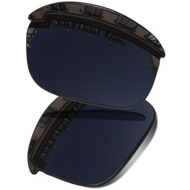Imagem de Vonxyz Lentes de substituição para óculos de sol Oakley Flak Jacket – preto invisível polarizado