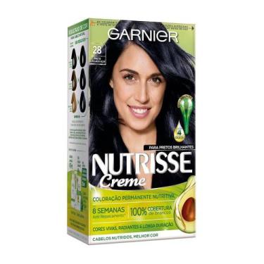 Imagem de Coloração Garnier Nutrisse Blacks, 28 Preto Azulado Açaí