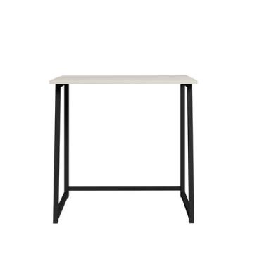 Imagem de Mesa de Notebook Escrivaninha Dobrável 80CM MDF e Aço Industrial Art -