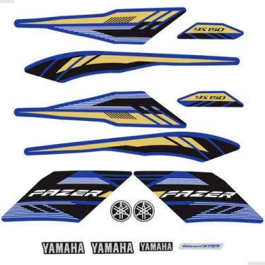 Imagem de Adesivos Para Moto Yamaha Fazer 150 SED YS 2016 + Emblemas - SPORTINOX