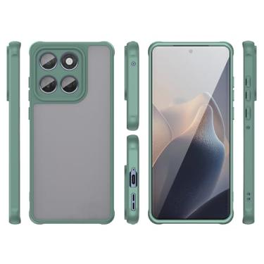 Imagem de Capa compatível com Motorola Edge 60 Fusion, compatível com Motorola Edge 60 Fusion XT2503-4 Capa protetora antiqueda e absorção de choque, verde