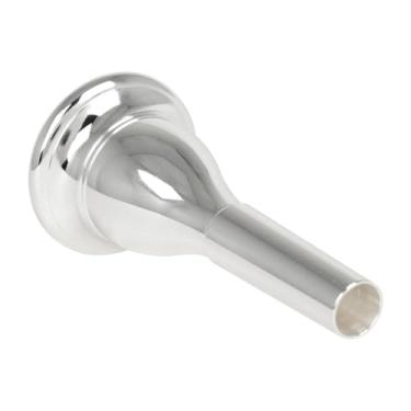 Imagem de Kokiya Peças para boquilha de tuba melhoram o desempenho para iniciantes Peças para instrumentos musicais Boquilha de latão confortável para substituição