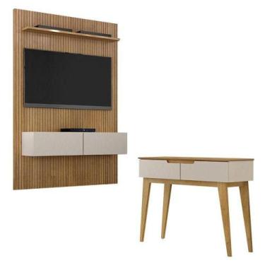 Imagem de Home Suspenso Frisado Curitiba 1344 E Aparador Bellíssima Cinamomo Off