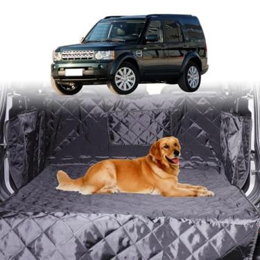 Imagem de Forro de carga Yinanlutos para animais de estimação compatível com Land Rover Discovery 4 2010-2016 Acessórios à prova d'água Capa de assento para cães de carga para animais de estimação Proteção para