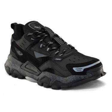 Imagem de Tênis Skate Trek Efeito Refletivo Original Urbano Casual Qix, Odpreto,