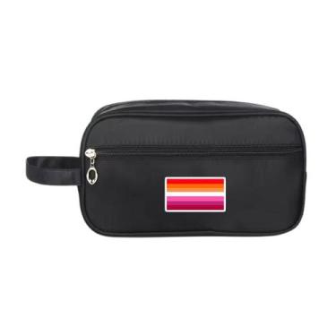 Imagem de Necessaire Nylon Premium Bandeiras LGBT LGBTQIA+ Impermeável - Mormino
