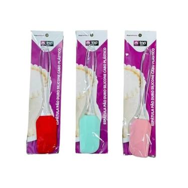 Imagem de Espátula Pão Duro de Silicone com Cabo Plástico – Flexível, Resistente ao Calor, Ideal para Cozinha (3)