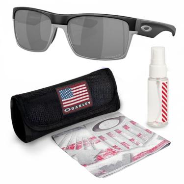 Imagem de OAKLEY TWOFACE OO9189 Óculos de sol com kit oficial de óculos, Preto fosco, 60 mm