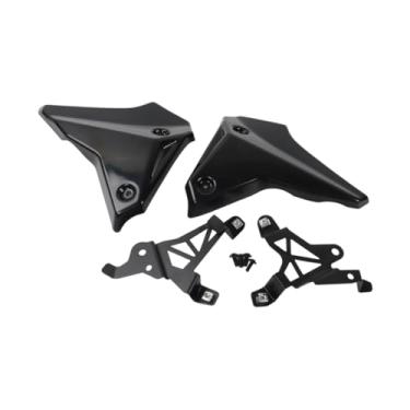 Imagem de JicSuXi Suporte de bagagem traseiro elétrico, prateleira para bicicleta elétrica, estrutura compacta e resistente, suporte extensível para bagageiro traseiro