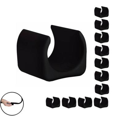 Imagem de Kit 12 Peças Proteção Para Pés Cadeiras 19mm Preto - 2306 Mor