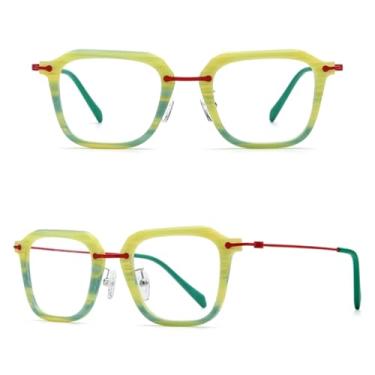 Imagem de VFDHN Armação de óculos de acetato de titânio para homens e mulheres (6)