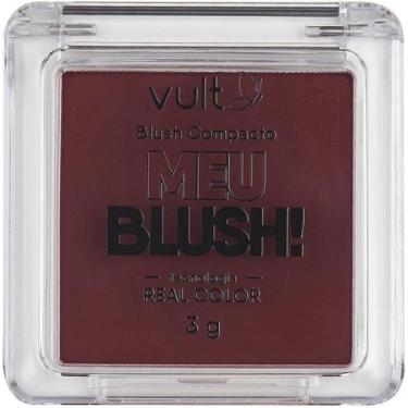 Imagem de Blush Compacto Vinho Matte Meu Blush! 3g - VULT