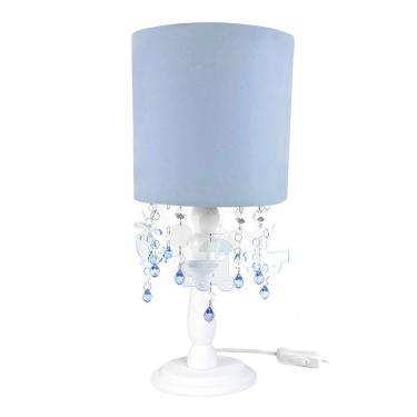 Imagem de Abajur Madeira Cristais Meios de Transporte Quarto Bebê