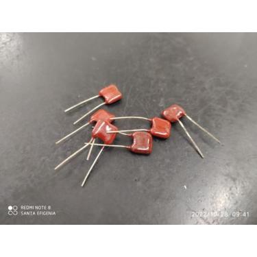 Imagem de 10x Capacitor Mica Prata 34pf/100v 10% Cm1 Sem Marcação - Icl