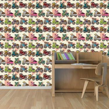 Imagem de Papel de Parede Adesivo - Lambretas - 009ppi - Allodi