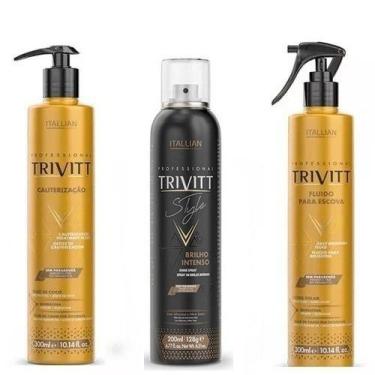 Imagem de Cauterização Trivitt + Brilho Intenso + Fluido P/ Escova