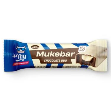 Imagem de Barra de Proteína Mais Mu Mukebar Chocolate Duo com 15g de Proteína 60