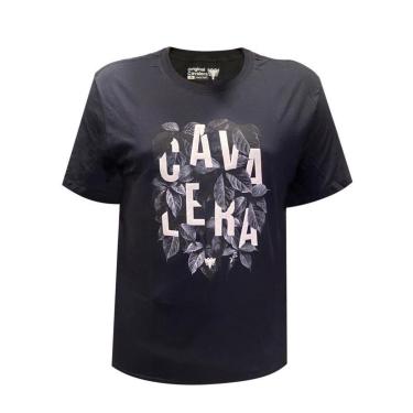Imagem de Camiseta Cavalera Indie Logo Leaves Preta-Masculino