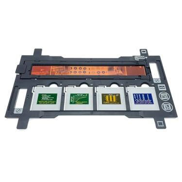 Imagem de OKLILI Suporte de foto de 35 mm para negativos e guia de capa compatível com scanner Epson Perfection V100 V200 V300 V330 V350 V370