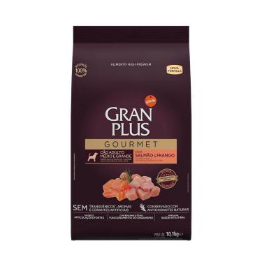 Imagem de Granplus Gourmet Cao Ad Medio Grande Salmão E Frango 10,1Kg