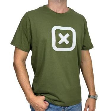 Imagem de Camiseta De Algodao Masculina Versatil Txc, Verde, M