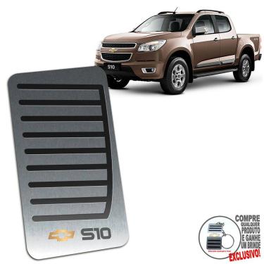 Imagem de Descanso De Pé Chevrolet S10 2012 Até 2016 Preto Aço Inox