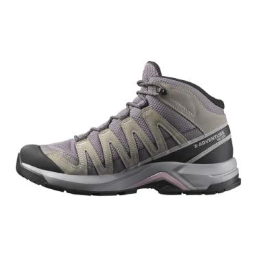 Imagem de SALOMON Tênis de caminhada feminino X-Adventure Recon Gore Tex, versátil para conforto, perfeito para botas de caminhada e corrida em trilha para aventuras ao ar livre 2.5, Excalibur Gull Nirvana, 5