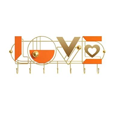 Imagem de Cabide para cabide de parede para guardar chaves na parede, porta de entrada, cabide de porta de entrada, leve, gancho de luxo, suporte de parede