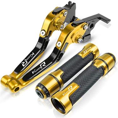 Imagem de WEJUSA Para BMW K1200R Sport 2006 2007 2008 Acessórios de motocicleta Punhos Barra de mão Alavanca de embreagem de freio dobrável Alavanca de embreagem de freio de motocicleta (Cor: 7)