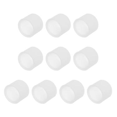 Imagem de PATIKIL Capa RCA antipoeira plugue à prova de poeira, 10 peças 0,4"/10 mm protetor de batente de porta de silicone RCA conector fêmea para caixa de som de TV, set-top boxes DVD Players projetores