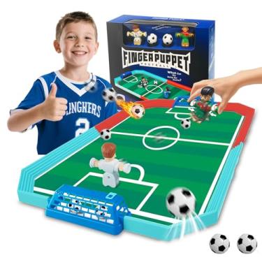 Imagem de Jogo de tabuleiro de futebol de mesa para crianças, brinquedo interativo de pebolim de dedo, presente esportivo perfeito para festas internas de 3, 4, 5, 6, 7, 8 a 12 anos, meninos e meninas