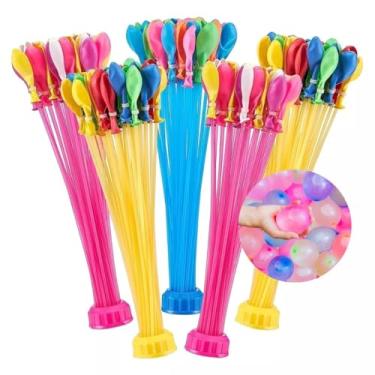 Imagem de Balão De Água Bexigas Gincana Guerrinha de água Brinquedo De Verão C/ 222