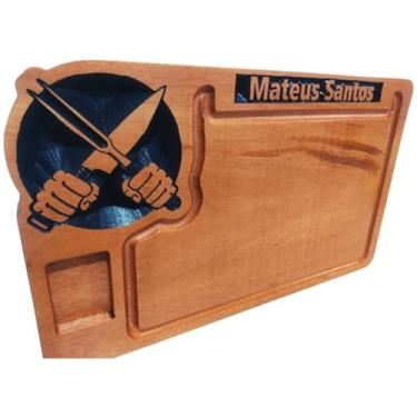 Imagem de Tabua De Cortar Personalizada do Seu Jeito, Logo Guitarra, Presente Aniversário Casamento Empresa Etc.