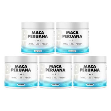Imagem de 5x Maca Peruana em Pó Pote 5000mg Por Porção 100% Pura Premium Pure Importada Para Homens e Mulheres Rende 60 Porções | Energia Resistência Original - Body Nutry