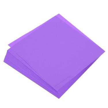 Imagem de 50 folhas de papel origami dupla face 8 x 8 polegadas (20 x 20 cm) folha quadrada para projetos de arte, iniciantes, decoração de presentes, roxo escuro
