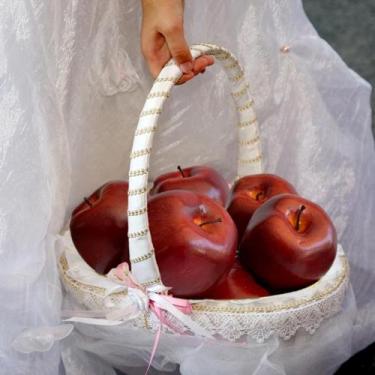 Imagem de Kit 12 Maçã Argentina Artificial com Preço Atacado Ideal para Revenda 