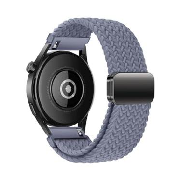 Imagem de Pulseira esportiva trançada compatível com Samsung Galaxy Watch 6/5/4/3/FE, Watch 5 Pro, Watch 6/4 Classic Gear S3/S2 de 20 mm e 22 mm para modelos de 47 mm, 46 mm, 45 mm, 44 mm, 43 mm, 42 mm, 41 mm