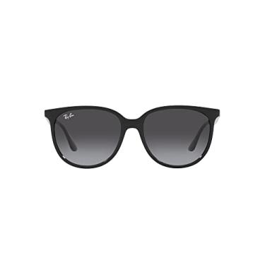 Imagem de Ray-Ban Óculos de sol quadrados femininos RB4378, Preto/cinza dégradé, 54 mm