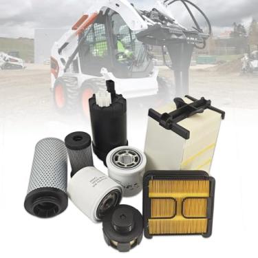 Imagem de Sowyre 7023589 7221934 7286322 7012303 6692337 7024037 Kit de serviço de filtro/filtro de óleo de ar e motor compatível com Bobcat S450 S510 S530 S550 S570 S590 S590 S550 95 S6 30 S650 T450 T550 T590