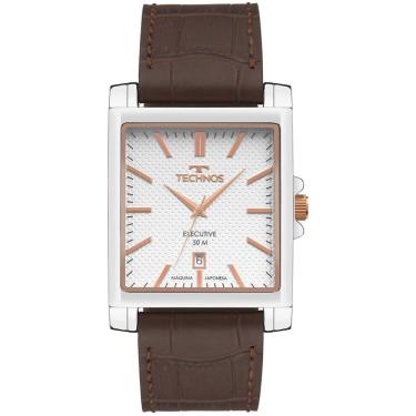 Imagem de Relógio Technos Masculino Executive Prata - 2115ubw-0k