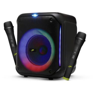 Imagem de Caixa de Som Bluetooth TWS GET, 250W RMS, Cube 2, 2 Microfones
