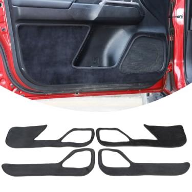 Imagem de Aotumcer Painel de proteção antichoque para porta de carro compatível com Toyot@ Tacoma 2016-2022 porta interna painel anti chute acessórios de capa protetora antisujidade, 4 peças