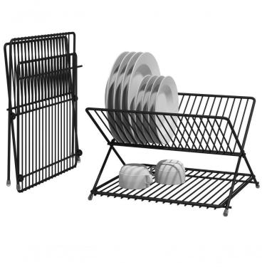 Imagem de Escorredor Dobravel Articulado Retratil Com Porta Talheres