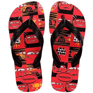 Imagem de Chinelo Vermelho Rubi/Preto Kids Cars Havaianas n° 25/26
